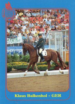 1995 Star Cards Riders of the World #3 Klaus Balkenhol Front
